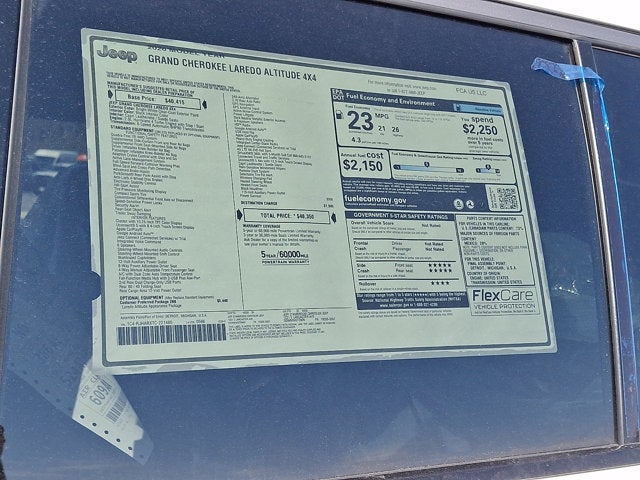 2026 Jeep Grand Cherokee Laredo Altitude