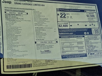 2025 Jeep Grand Cherokee Limited