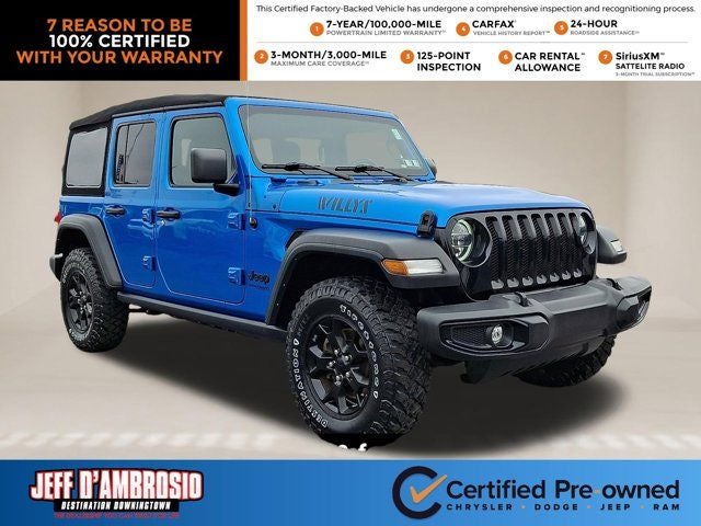 2022 Jeep Wrangler Unlimited Willys