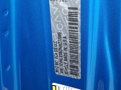 2022 Jeep Wrangler Unlimited Willys