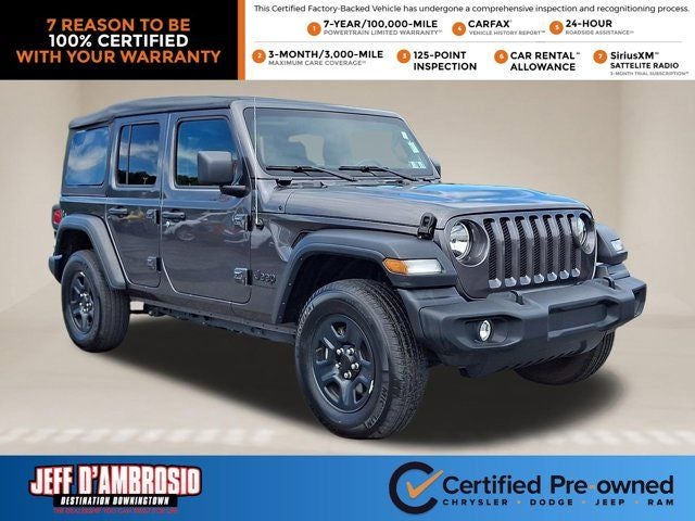 2023 Jeep Wrangler Sport's photo
