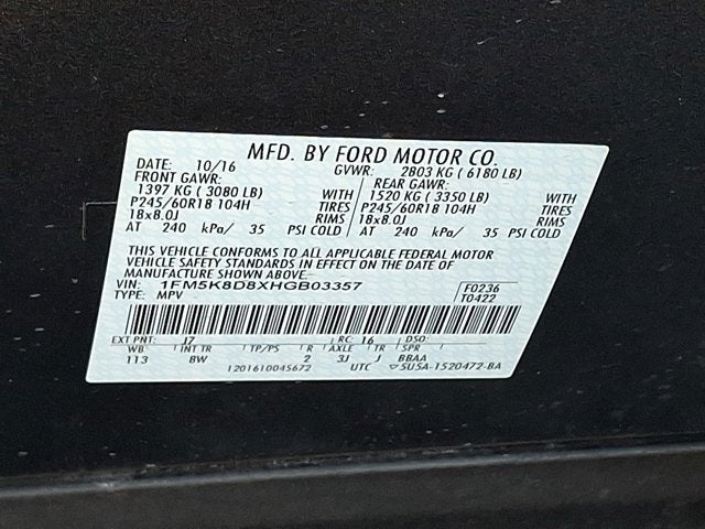 2017 Ford Explorer XLT