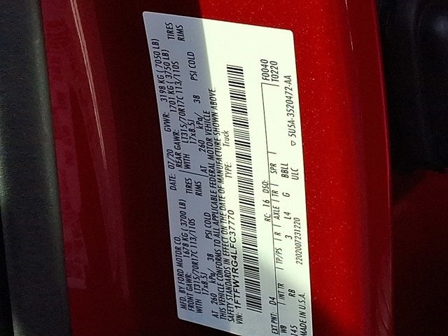 2020 Ford F-150 Raptor