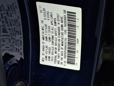 2017 Honda Accord EX-L