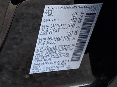 2026 Nissan Frontier SV