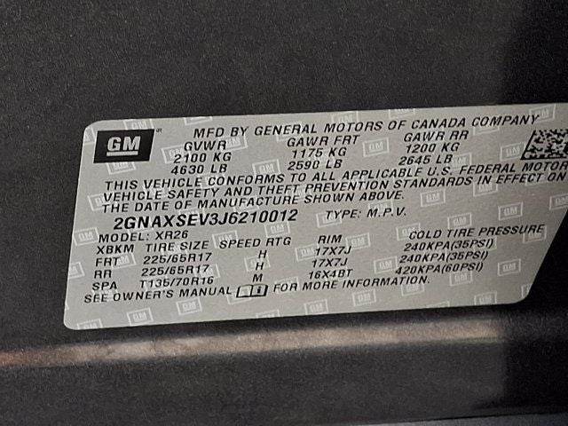 2018 Chevrolet Equinox LT