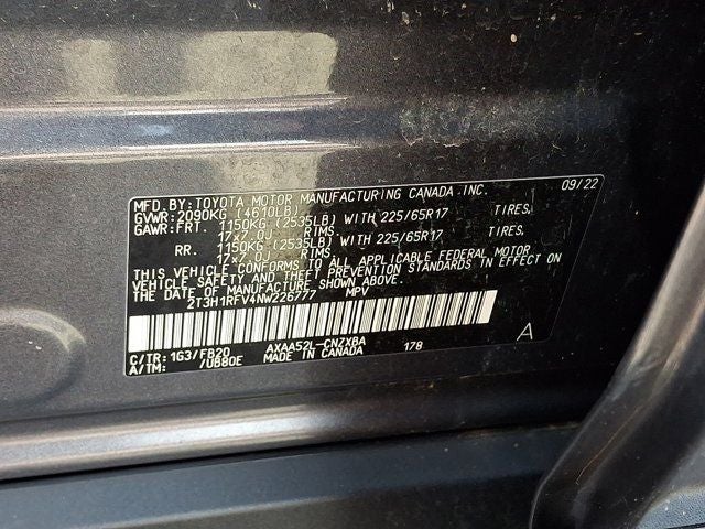 2022 Toyota RAV4 LE