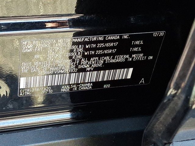 2021 Toyota RAV4 Hybrid XLE