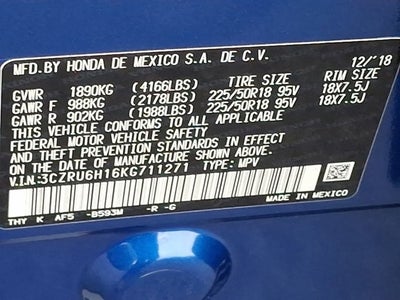 2019 Honda HR-V Sport