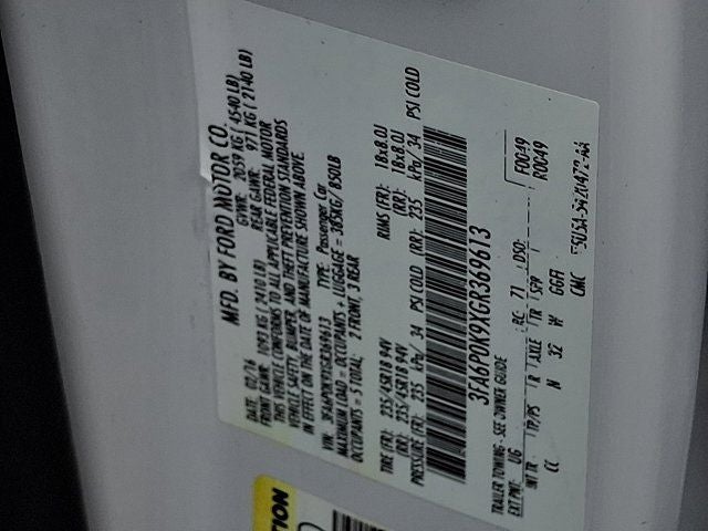 2016 Ford Fusion Titanium