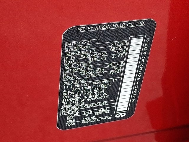 2022 INFINITI QX55 ESSENTIAL