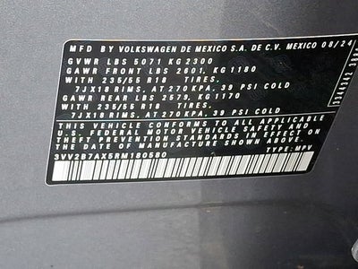 2024 Volkswagen Tiguan 2.0T SE