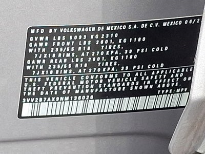 2022 Volkswagen Tiguan 2.0T SE