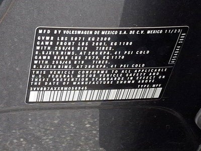 2024 Volkswagen Tiguan 2.0T SE R-Line Black