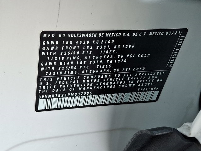 2023 Volkswagen Taos 1.5T SE