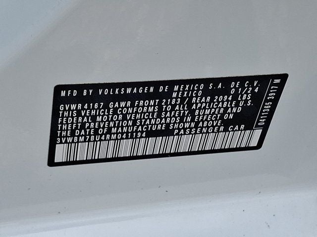 2024 Volkswagen Jetta 1.5T Sport