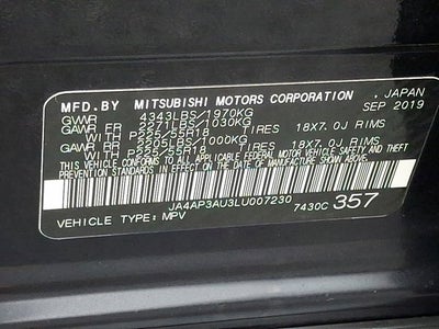 2020 Mitsubishi Outlander Sport 2.0 ES