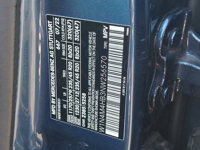 2022 Mercedes-Benz GLB GLB 250 4MATIC®