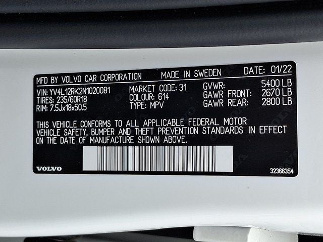 2022 Volvo XC60 B5 Momentum