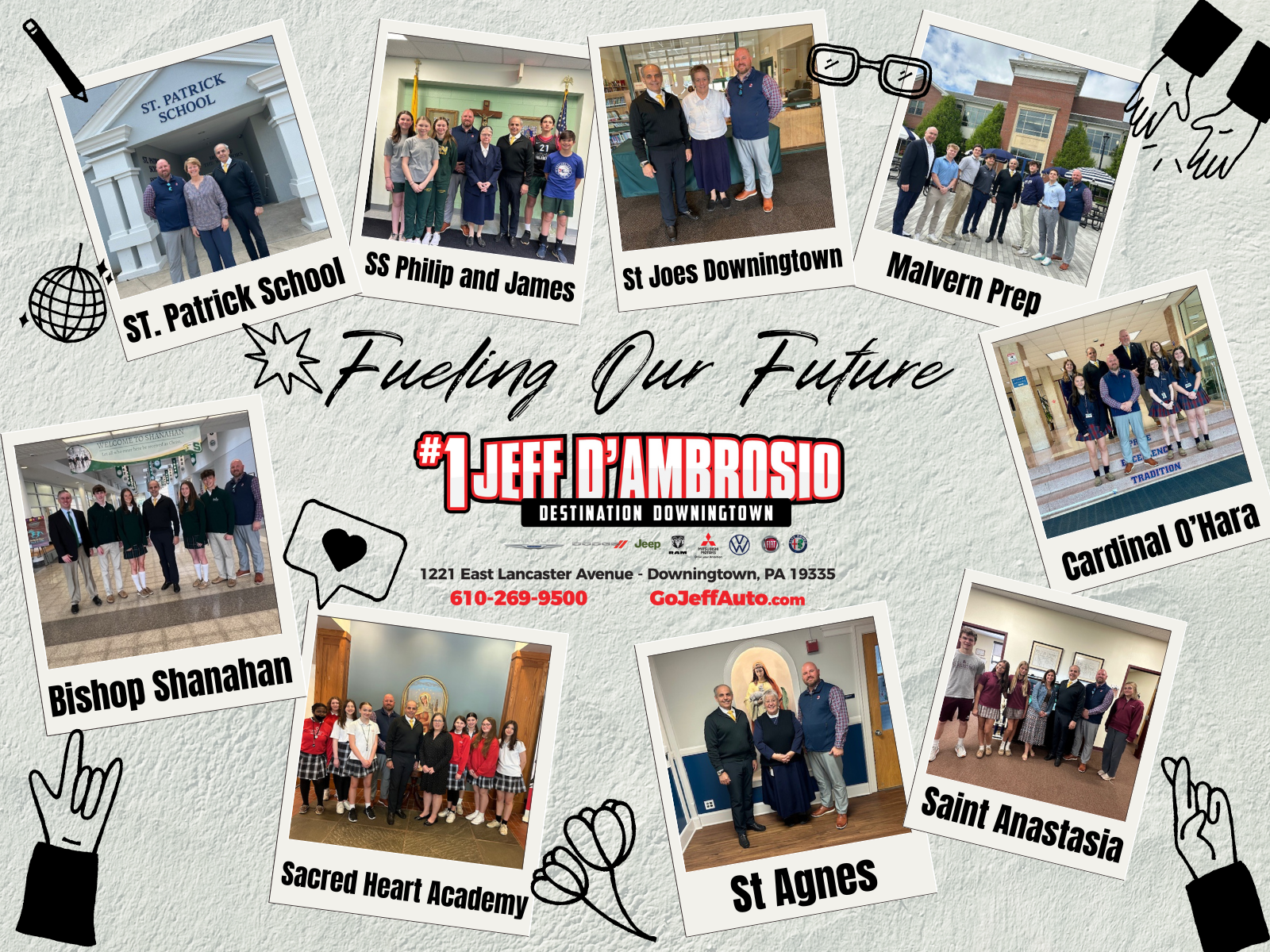 Jeff D'Ambrosio CDJR Gives Back to Our Community