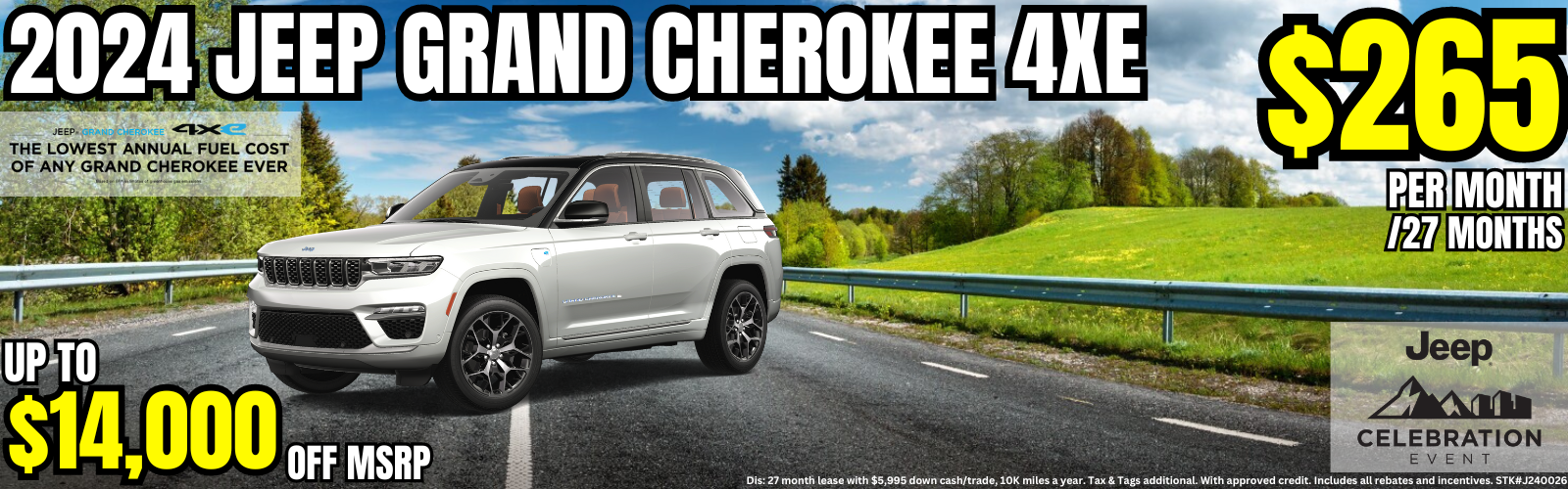 Jeep Grand Cherokee 4xe - Lease Special