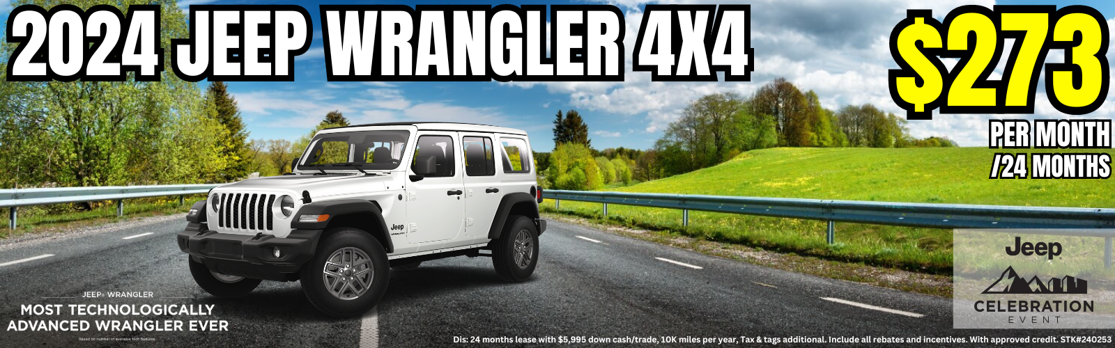 Jeep Wrangler - Lease Special