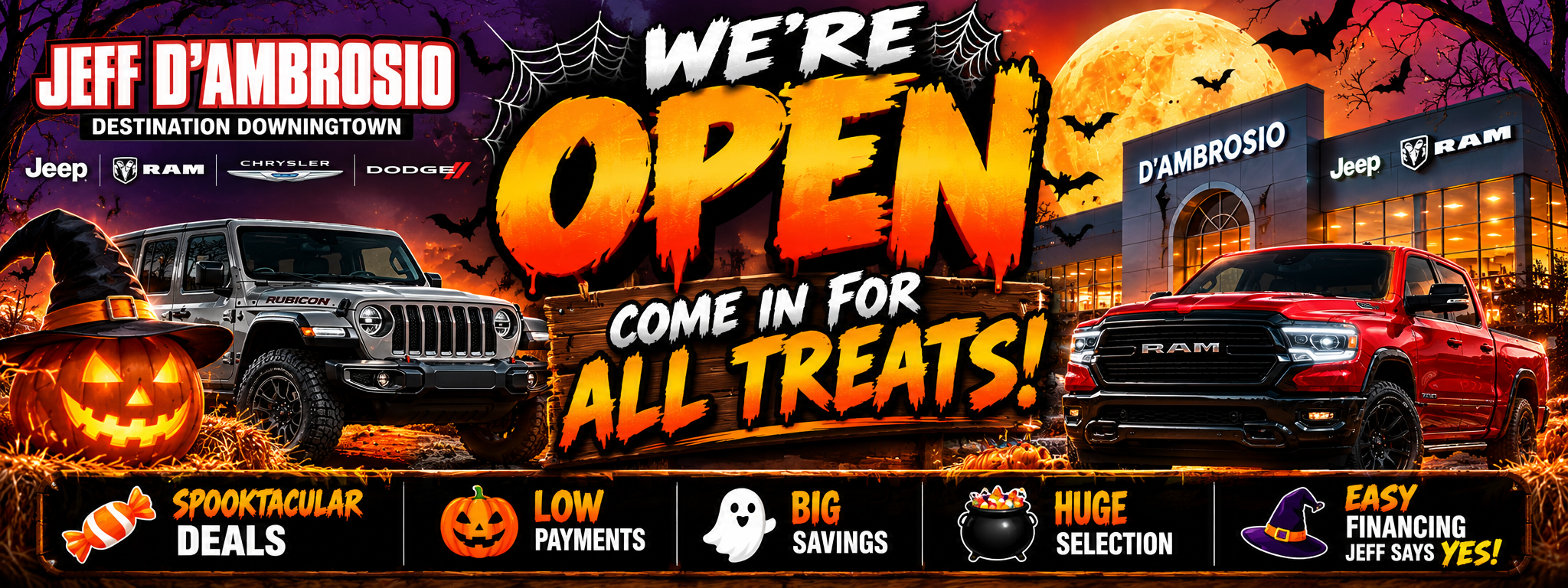 Halloween Car Dealership deals