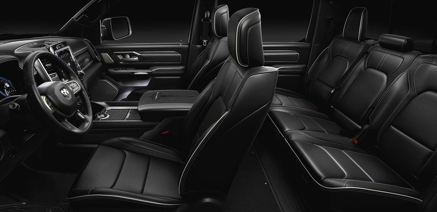 Image of the interior of a 2020 RAM 1500