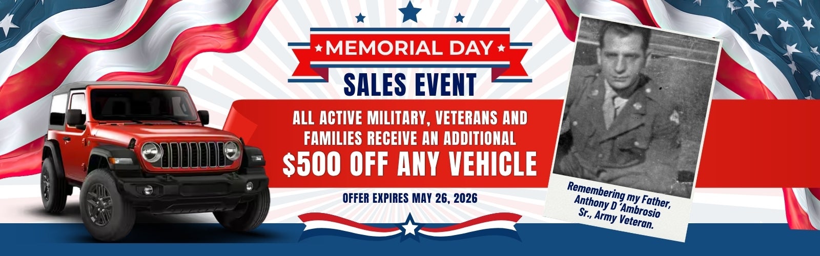 Memorial Day Sales