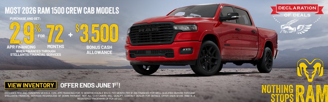 Ram cheap APR